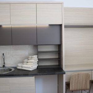 Luksuzna soba sa kuhinjom i kupatilom , medicinski kreveti, staracki dom Vitae Residence Beograd